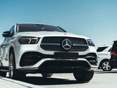 White Mercedes-Benz GLE Coup