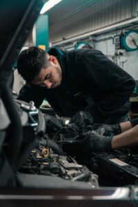 repairing a vehicle