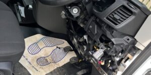 Car footwell